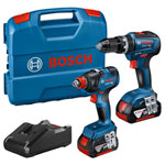 Bosch 06019J2271 Professional Twin Pack 18V 2 x 4.0Ah Li-ion
