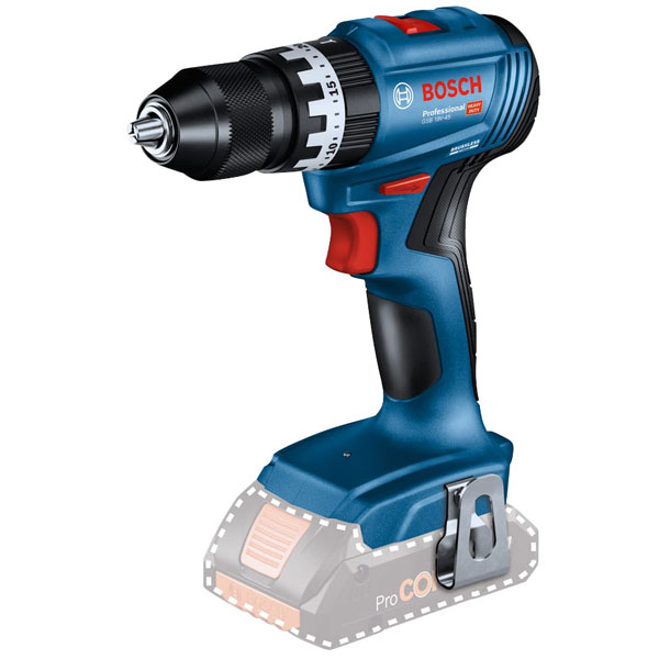 Bosch 06019k3300 Gsb 18v 45 Professional Combi Drill 18v Bare Unit