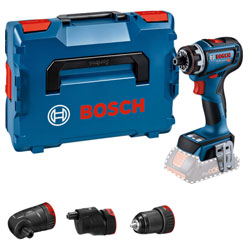 Bosch 06019K6203 GSR 18V-90 FC Pro FlexiClick DrillDriver +3 Attach Case 18VBare