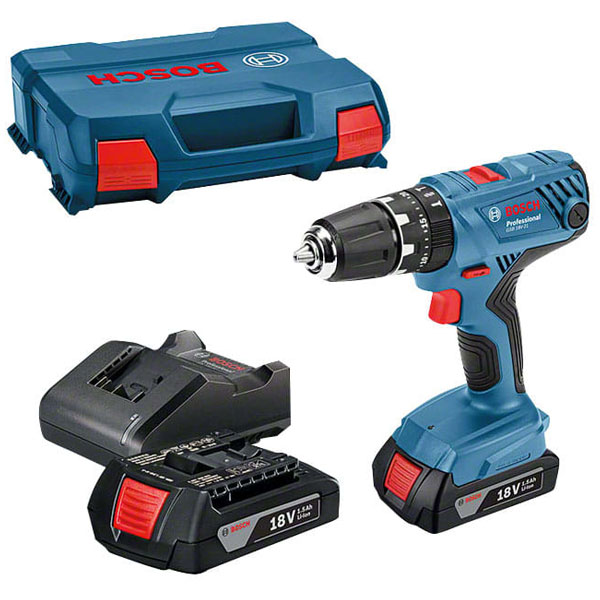 Bosch 0615990m00 Gsb 18v 21 Combi Drill 18v 2 X 15ah Li Ion