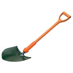 Bulldog PD5RM2INR Insulated Treaded Round Mouth Shovel
