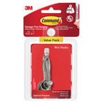 3M 17006-18 White Mini Hooks Value Pack (Pack 18)