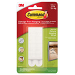 3M 17207 Narrow Picture Hanging Strips (Pack 4)