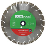 Core Plus CORDBGP300 GP300 General-Purpose Hybrid Turbo Diamond Blade 300mm