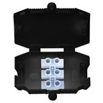 Dencon 1926BNB 3 Pole Connector Box 10A Black
