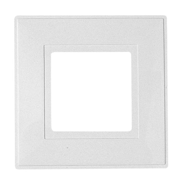 Dencon 88042NB White Finger Plate 1-Gang (Pack of 2)