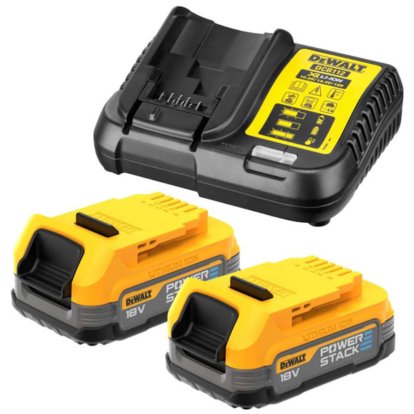 DEWALT DCB1102E2-GB DCB1102 E2 XR POWERSTACK™ Starter Kit 18V