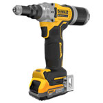 DEWALT DCF414E2T-GB DCF414E2T XR 1/4in Brushless Riveter 2 x 1.7Ah POWERSTACK
