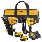 DEWALT DCK2046P2-GB DCK2046P2 Twin Nailer Kit 18V 2 x 5.0Ah Li-ion