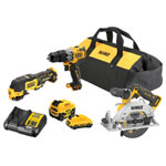DEWALT DCK318P1D1-GB DCK318PD XR Brushless Kit 12V 1 x 2.0Ah & 1 x 5.0Ah Li-ion