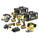 DEWALT DCK664P3-GB DCK664P3 XR Brushless 6 Piece Kit 18V 3 x 5.0Ah Li-ion
