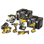 DEWALT DCK667P3T-GB DCK667P3T Brushless 6 Piece Kit 18V 3 x 5.0Ah Li-ion