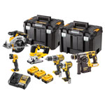 DEWALT DCK690P3T-GB DCK690P3T XR Brushless 6 Piece Kit 18V 3 x 5.0Ah Li-ion