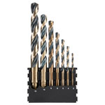 DEWALT DT70829-QZ DT20620 BLACK&GOLD HSS Drill Set, 7 Piece