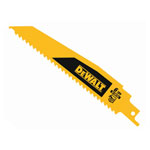 DEWALT DT90380-QZ Bi-Metal Wood Demolition Reciprocating Blade 152mm x 6 TPI Pk5
