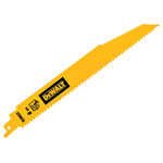 DEWALT DT90381-QZ Bi-Metal Wood Demolition Reciprocating Blade 228mm x 6 TPI Pk5