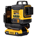 DEWALT DCLE34031D1-GB DCLE34031D1 3 x 360° Multi Line Laser 18V 1 x 2.0Ah Li-ion
