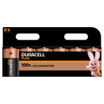Duracell Plus MN1300B6 D Alkaline Batteries - Pack of 6