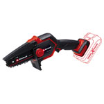Einhell 4600040 GE-PS 18/15 Li BL-Solo Power X-Change Pruning ChainSaw 18V Bare