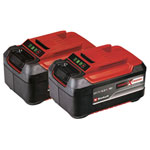 Einhell 4511526 Power X-Change Battery Twin Pack 18V 5.2Ah Li-ion