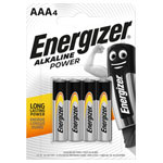 Energizer S8993 AAA Cell Alkaline Power Batteries (Pack 4)