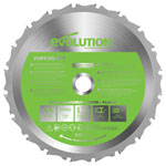 Evolution FURYBLADE210MULTI FURY MultiPurposeTCT CircularSawBlade 210x25.4mmx20T