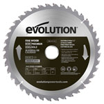 Evolution FW210TCT-40 Fine Wood Mitre/Table Saw Blade 210 x 25.4mm x 40T