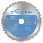 Evolution T210TCT-68MS Thin Steel Cutting Mitre Saw Blade 210 x 25.4mm x 68T