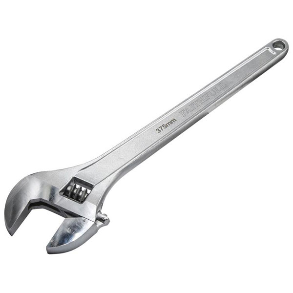 Faithfull FAIAS375MC Chrome Adjustable Spanner 375mm (15in)