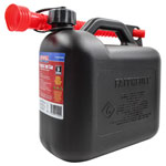 Faithfull FAIAUCAN5B Plastic Fuel Can Black 5 litre