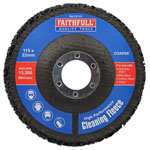 Faithfull FAICF115 Cleaning Fleece Disc Coarse 115 x 22mm