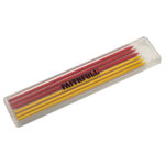 Faithfull EBPL62205 Mixed Pencil Marking Refill Pack, 6 Piece