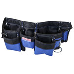 Faithfull FAIDTNPN Double Tool & Nail Pouch 2100D Nylon