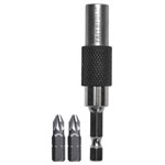 Faithfull FAISBMBH15 15° Flexi Bit Holder 75mm & PZ2(x2) Bits