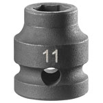Facom NSS.11A 6-Point Stubby Impact Socket 1/2in Drive 11mm