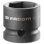Facom NSS.21A 6-Point Stubby Impact Socket 1/2in Drive 21mm