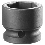Facom NSS.23A 6-Point Stubby Impact Socket 1/2in Drive 23mm