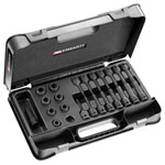 Facom NSS.J23PB 6-Point Stubby Impact Socket Set 1/2in SQDR, 23 Piece