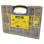 ForgeFix OPSPE1200Y Spectre™ Wood Screw Site Organiser 1200 Piece