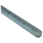 ForgeFix MEMROD12 Threaded Rod Zinc Plated M12 x 1m Single