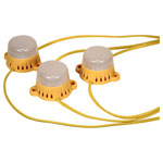 Faithfull Power Plus HI-22LED-B Festoon Lights 10 LED Bulbs 110V 22m