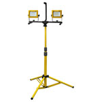 Faithfull Power Plus AST8635X2 (TRI) LED Twin Tripod Site Light 70W 240V
