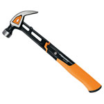 Fiskars 1027202 IsoCore Curved Finishing Hammer 450g (16oz)