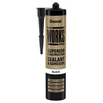 Geocel 6001242/C03 THE WORKS PRO Sealant & Adhesive Black 290ml