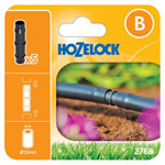 Hozelock 100-001-334 2768 Straight Connector 13mm (Pack 5)