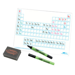 Show-me A3 White Board Periodic Table Pack of 5 Boards, Pens & Erasers