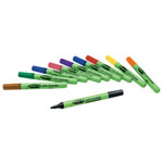 Show-me Dry Wipe Marker Pens Medium Assorted Colours Pack of 10