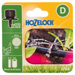 Hozelock 100-001-370 2787 End of Line Adjustable Mini Sprinkler 4/13mm (Pack 12)