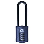Squire CP4025BX CP40/2.5 Combination Padlock 4Wheel 40mm ExtraLong Shackle 63mm