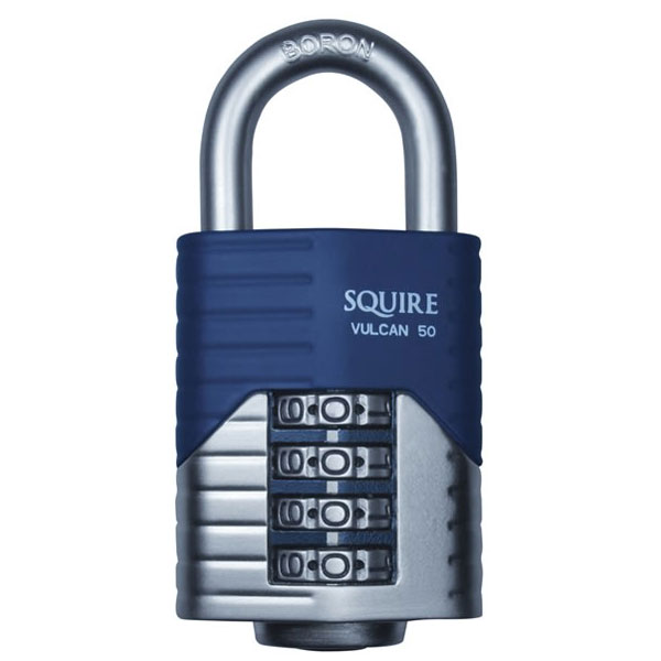Squire VC50BX Vulcan Open Boron Shackle Combination Padlock 50mm Boxed